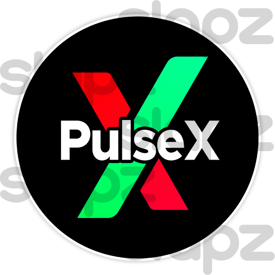 PULSEX STICKER #3 - LOGO TEXT (Circle)