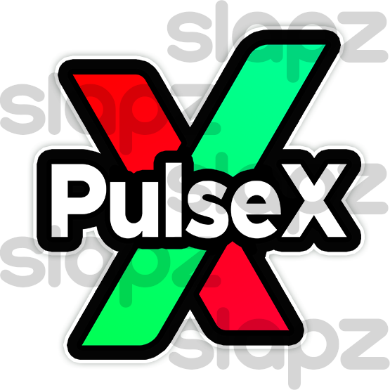 PULSEX STICKER #4- LOGO TEXT (Diecut)