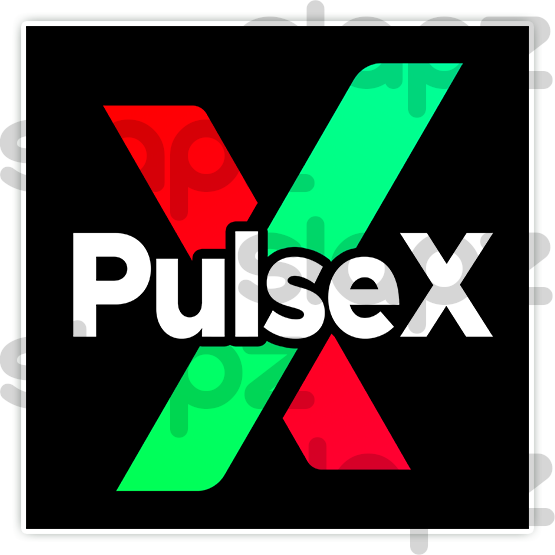 PULSEX STICKER #5 - LOGO TEXT (Square)
