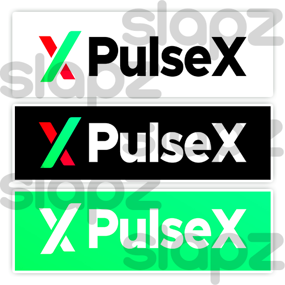 PULSEX STICKER #6 - LOGO TEXT (Rectangle)