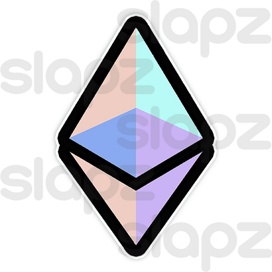 ETHEREUM STICKER #1 - LOGO (Diecut)