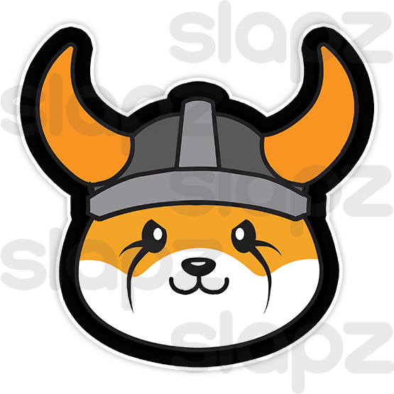 FLOKI STICKER #1 - LOGO (Diecut)