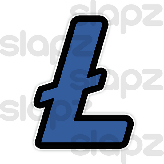 LITECOIN STICKER #1 - LOGO (Diecut)