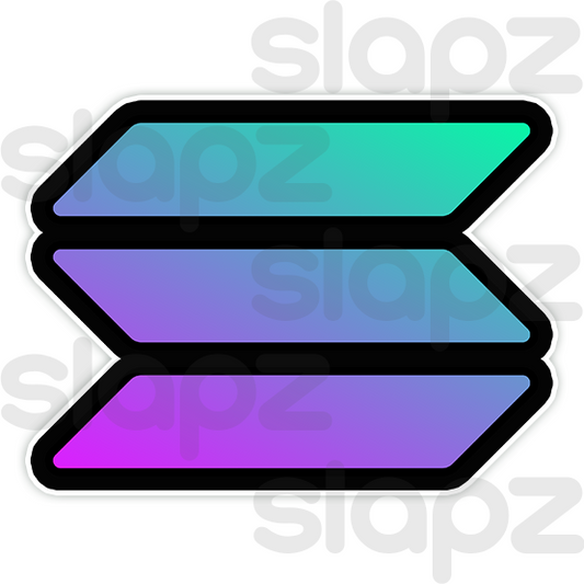 SOLANA STICKER #1 - LOGO (Diecut)