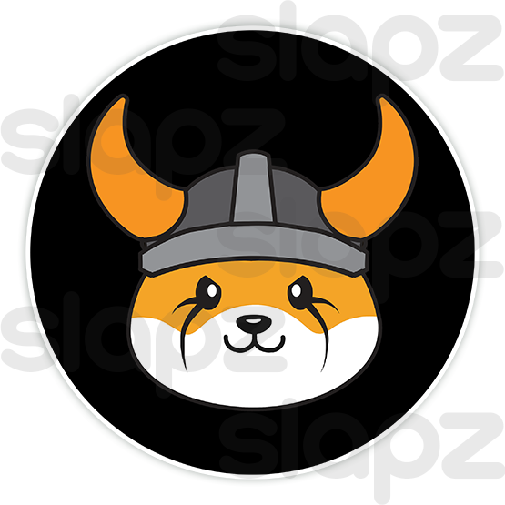 FLOKI STICKER #2 - LOGO (Circle)