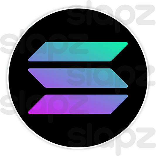 SOLANA STICKER #2 - LOGO (Circle)