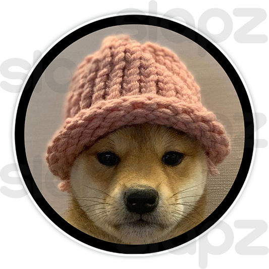 DOGWIFHAT STICKER #2 - LOGO (Circle)