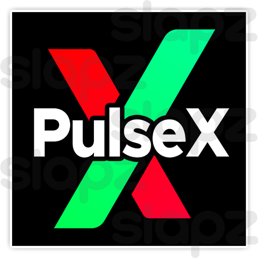 PULSEX STICKER #5 - LOGO TEXT (Square)