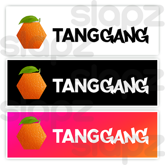 HOA STICKER #6 - LOGO TEXT (Rectangle)