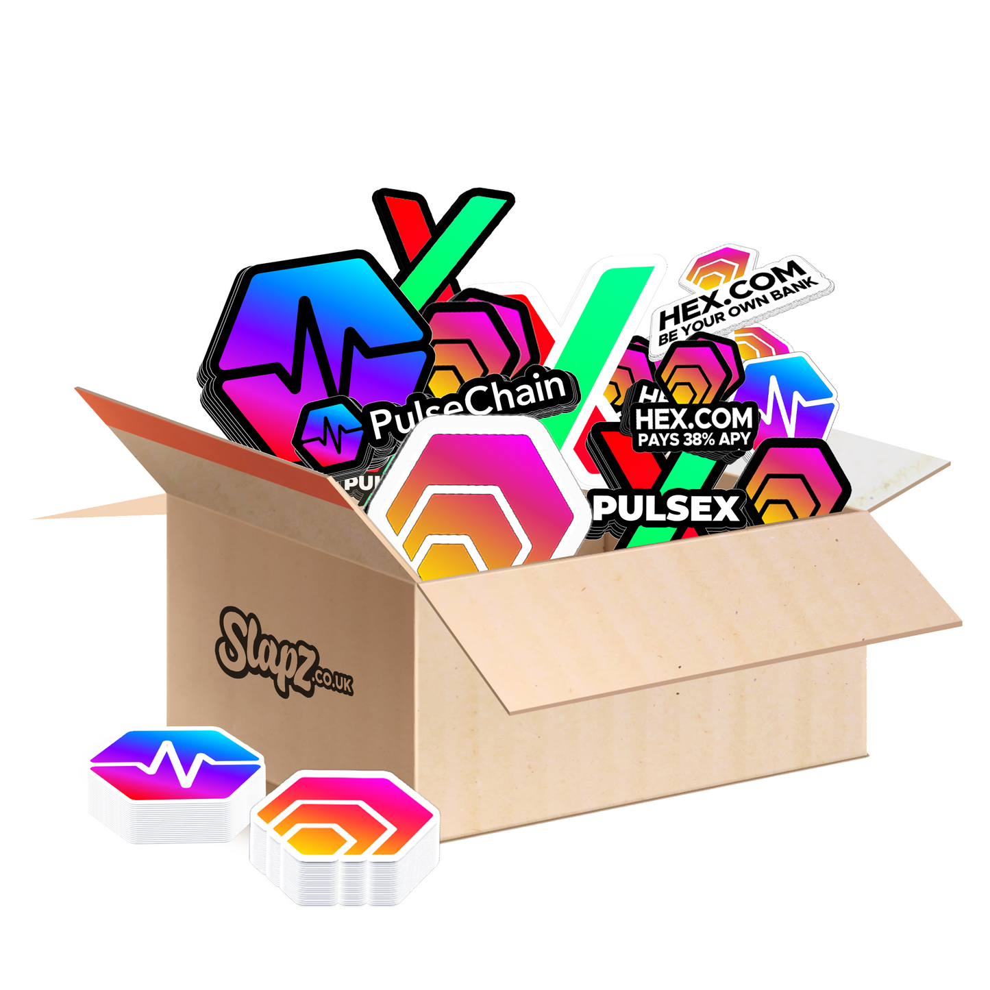 Box of Stickers | HEX PLS PLSX