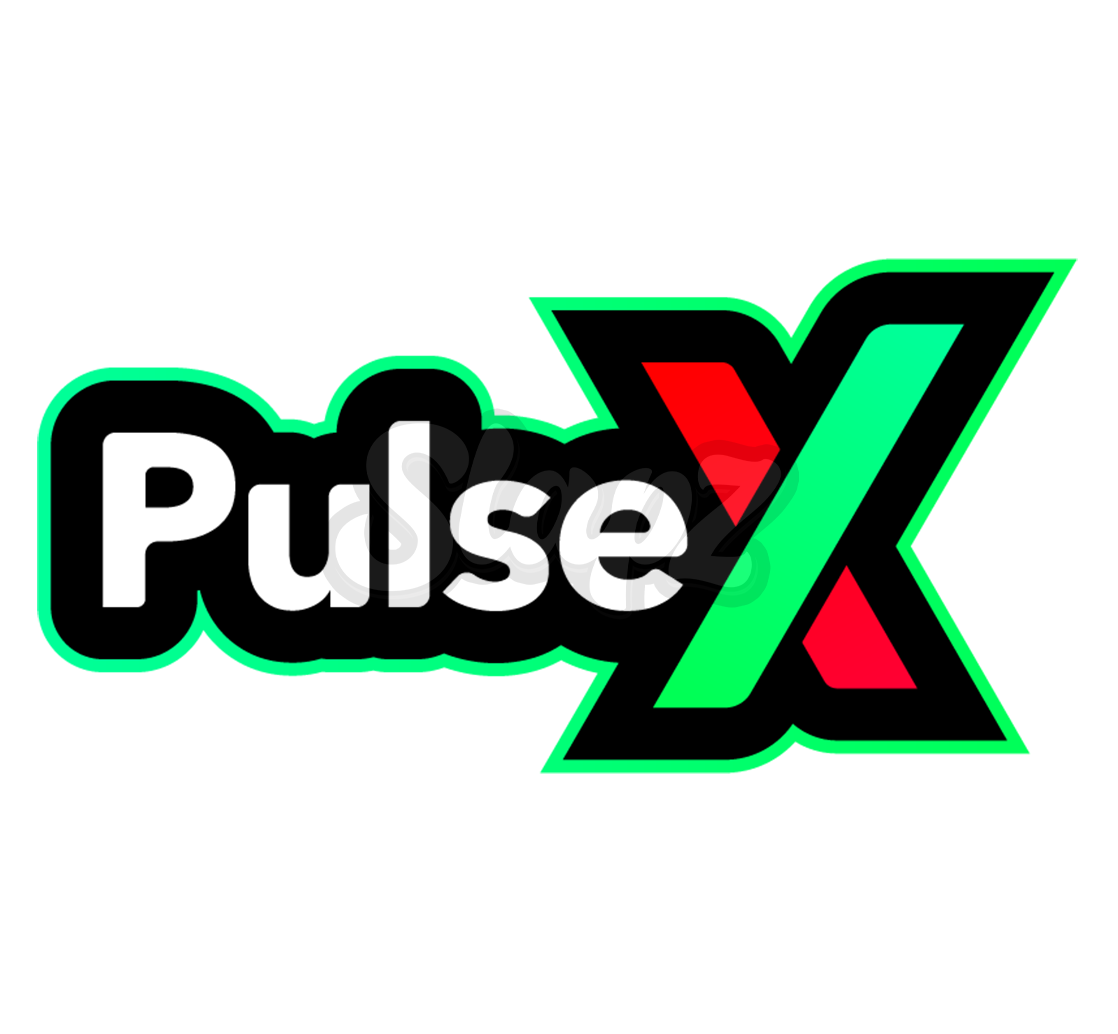 PulseX - Logo Green Border